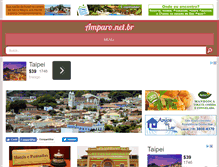 Tablet Screenshot of amparo.net.br